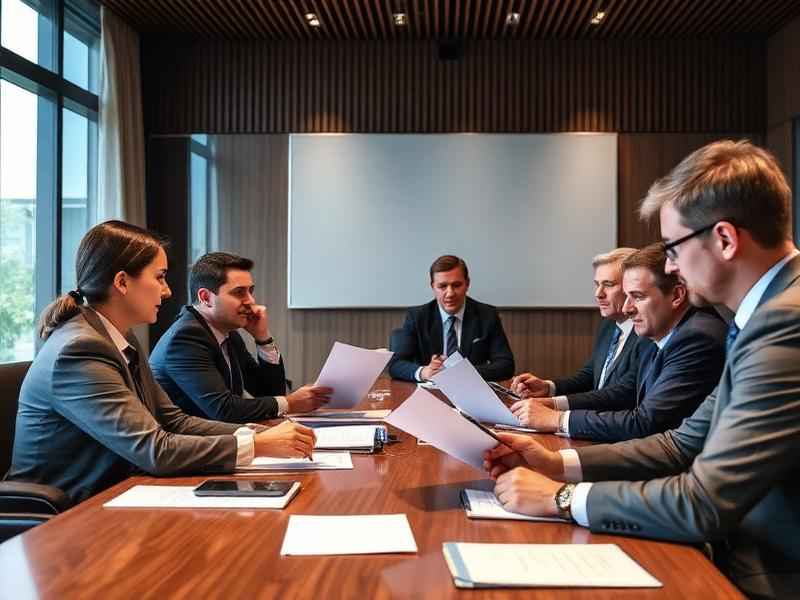 ISO 37001 anti-bribery management — corporate governance and ethics boardroom meeting