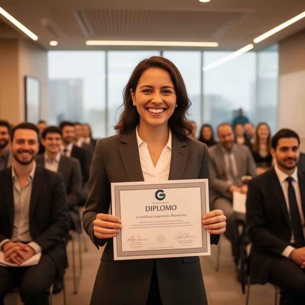 ISO training certificate presentation ceremony