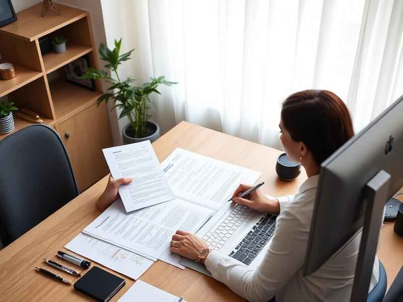 ISO 17100 translation services — professional translator reviewing multilingual documents